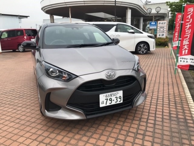 ヤリスが試乗車になりました