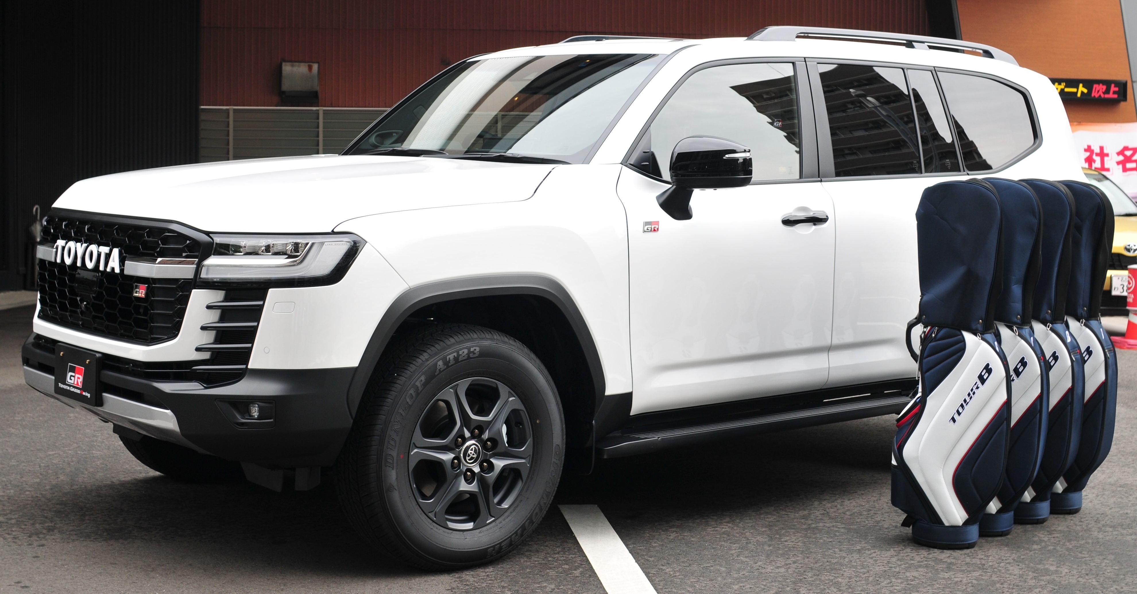 TOYOTA キャディバッグ 赤白 TOYOTA キャディバッグ 赤白