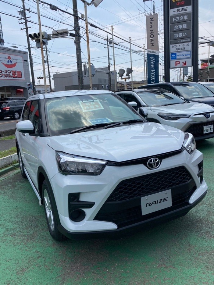 店長決裁車 ライズ 到着しました